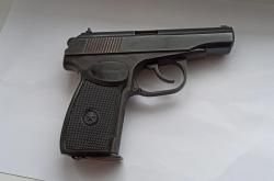 ПМ пневматический МР-654 с гладким стволиком и зацепом