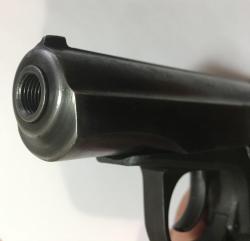 ПМ с нарезкой ствола под глушитель MP654K Пневматический пистолет Макаров (металл)