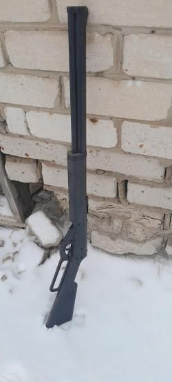 Пнематическая винтовка со скобой Генри