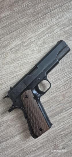 Пневматичекий пистолет BORNER 1911 Blowback кал. 4,5 мм/Bbs