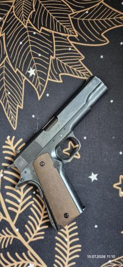 Пневматичекий пистолет BORNER 1911 Blowback кал. 4,5 мм/Bbs