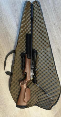 Пневматическая рср винтовка Theoben rapid s-type (6.35мм, дерево, лицензия)