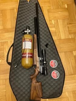 Пневматическая винтовка Ataman M2R Карабин 115/RB (орех, PCP) 5,5 мм