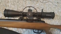 Пневматическая винтовка Crosman Trail NP 8-BT1K77WNP (дерево, оптический прицел Vector) 
