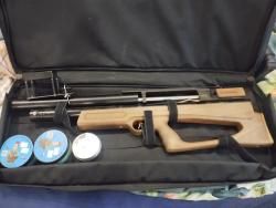 Пневматическая винтовка Дубрава Лесник Булп-пап 7.62 мм VX (500 мм, дерево)