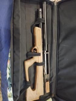 Пневматическая винтовка Дубрава Лесник Булп-пап 7.62 мм VX (500 мм, дерево)