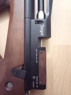 Пневматическая винтовка Егерь булл-пап прямоток, калибр 6.35, ствол полигональный немецкий Lothar Walther