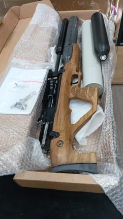 Пневматическая винтовка Егерь (Jager) с композитной колбой Alsafe 0,8L