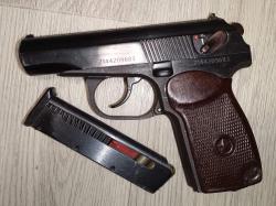 Охолощенный пистолет макарова литой Р-411 Р411 411 P-411 