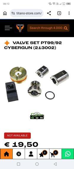 клапан обтюратор пружина тяга магазин на Stalker Cybergun Gletcher UZM Beretta Tanfoglio