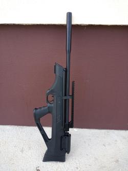 Пневматическая винтовка Hatsan Flashpup-S QE (пластик, PCP, модератор, 3 Дж) 6,35 мм
