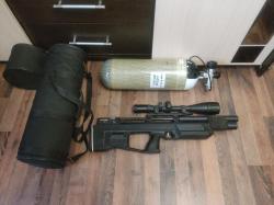 Пневматическая винтовка Kalibrgun Cricket Standart BullPup (5.5 мм, Пластик)