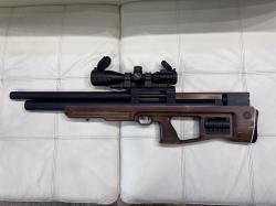 Пневматическая винтовка Kalibrgun Cricket Standart BullPup (6.35 мм, Орех)