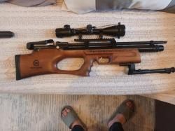 Пневматическая винтовка kral Puncher Breaker 3 калибр 5.5. В комплектк балон и ручной насо