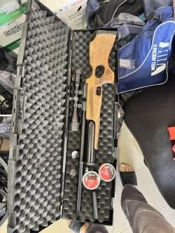 Пневматическая винтовка Kral Puncher Maxi Auto (орех, PCP, ★3 Дж) 5,5 мм