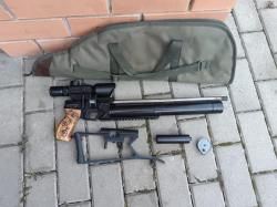 Пневматическая винтовка KrugerGun Корсар 6.35 мм (прямоток, 420 мм, дерево)