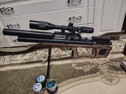Пневматическая винтовка Krugergun Снайпер 6.35 мм Буллпап (500 мм, резервуар 510, передний