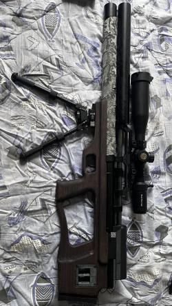 Пневматическая винтовка Krugergun Снайпер Буллпап 6.35 мм