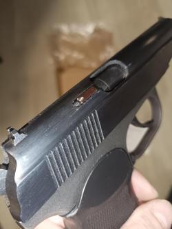 Макаров-СО ПМ СХП 10ТК редкий с косой бородой.Красный зип. кованый затвор.