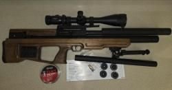 Пневматическая винтовка PCP Cricket II WB (дерево) 6,35 мм / КРИКЕТ 2