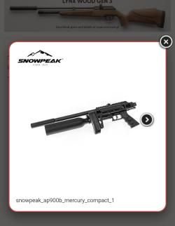 Пневматическая винтовка pcp snowpeak mercury ap900b