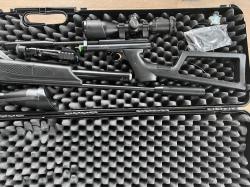 Пневматическая винтовка Umarex Walther 1250 Dominator FT 4.5 MM (сошки, прицел FT-32x56), Crosman 2300S.