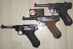 Пневматический пистолет Gletcher Parabellum (Luger) P08