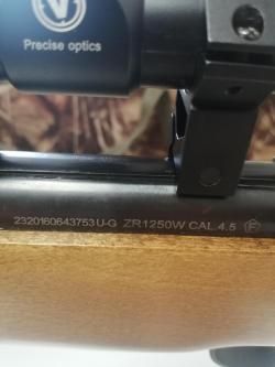 Пневматическая винтовка ZR1250W 