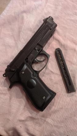  пневматический CO2-пистолет Stalker S92PL (реплика Beretta 92)