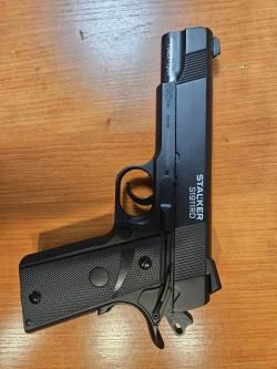 Пневматический Кольт 1911 газовый 4.5мм дуэльная энергия 3 джоуля