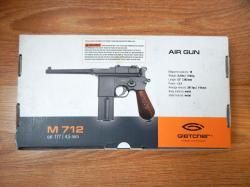 Пневматический Маузер М-712 от GLETCHER, Новый с комплектом. Blowback. Авто огонь.