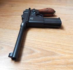 Пневматический Маузер М-712 от GLETCHER, Новый с комплектом. Blowback. Авто огонь.