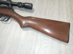 винтовка Crosman Benjamin 397 4.5 мм дерево, с кронштейном и прицелом.