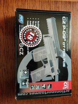 Пневматический пистолет ASG CZ P-09 DT-FDE blowbac