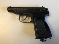 Пневматический пистолет Байкал МР-654К + кобура + шары + баллоны
