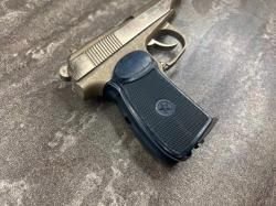 Пневматический пистолет Байкал МР 654К 24 никель, 4,5 мм (б/у, 2235, Ижевск, 2013 года)