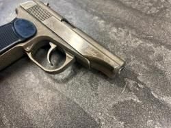 Пневматический пистолет Байкал МР 654К 24 никель, 4,5 мм (б/у, 2235, Ижевск, 2013 года)