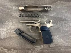 Пневматический пистолет Байкал МР 654К 24 никель, 4,5 мм (б/у, 2235, Ижевск, 2013 года)