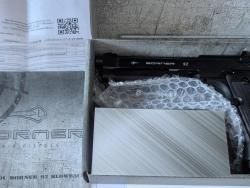 Пневматический пистолет Borner 92 4.5 мм (пулевой, Blowback, Beretta)