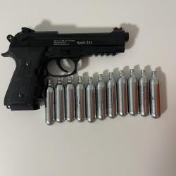 Пневматический пистолет Borner Sport 331 с blowback