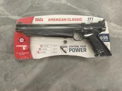 Пневматический мультикомпрессионный пистолет Crosman P1377 American Classic