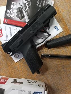 Пневматический пистолет CZ 75 P-07 duty blowback