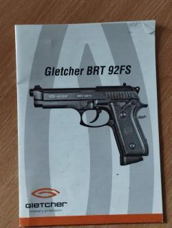 Пневматический пистолет Gletcher BRT 92FS Auto