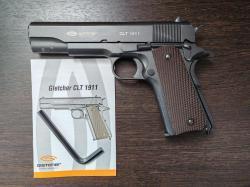 Пневматический пистолет Gletcher CLT 1911 (Кольт 1911 blow-back)