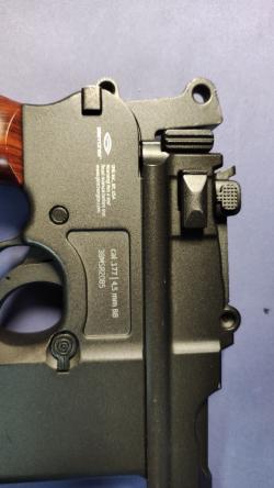 Пневматический пистолет Gletcher M712 (Mauser)