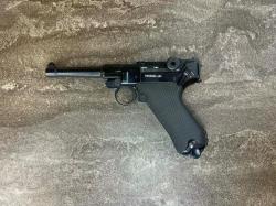 Пневматический пистолет Gletcher Parabellum Luger P.08 4,5 мм (Глетчер Парабеллум, блоубэк, б/у)
