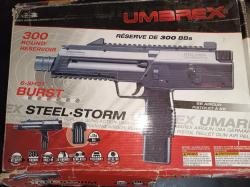 Пневматический пистолет-пулемет Umarex Steel Storm Black