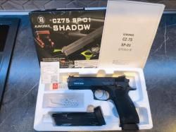 Пневматический пистолет KJW CZ75 SP01 Shadow.