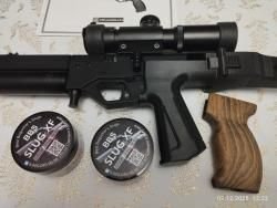 Пневматический пистолет KrugerGun Компакт 6.35 мм (светлое дерево)