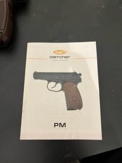 Пневматический пистолет Макарова Gletcher PM